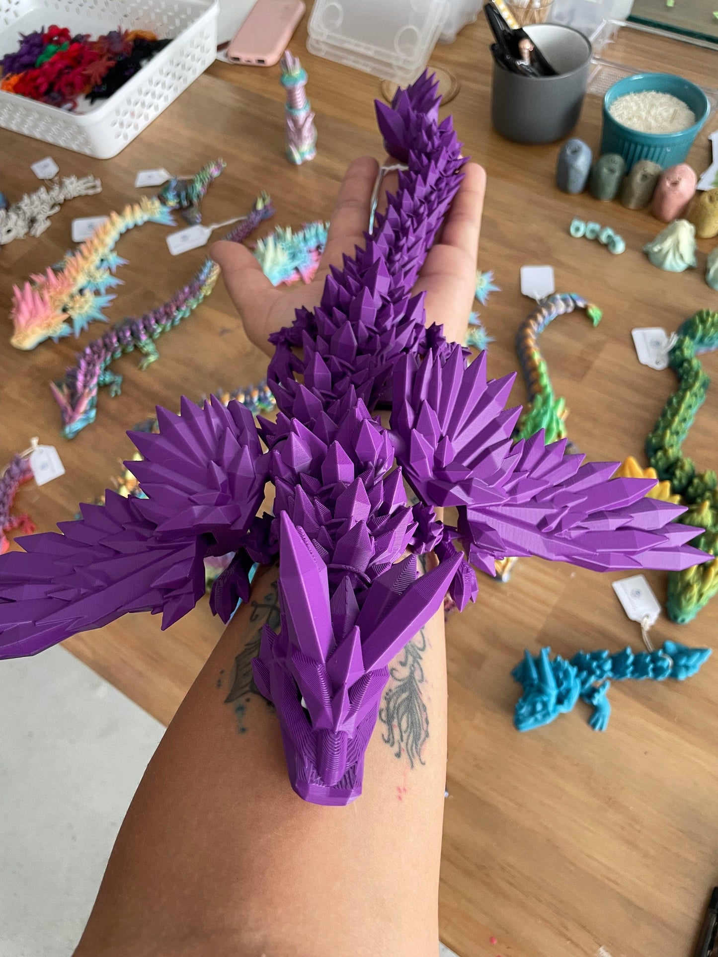 Crystal Wing Dragon - Fantasy Forest 3D
