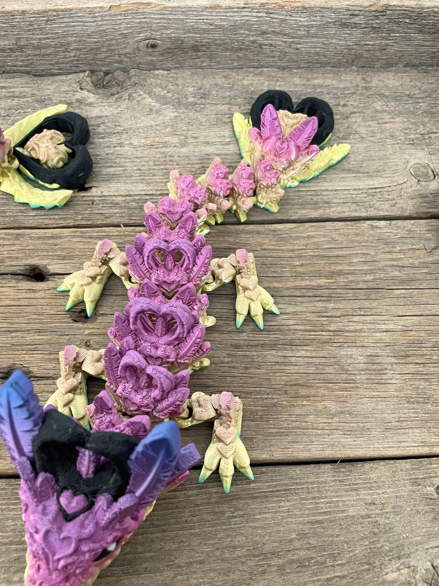 Feather Heart Dragon - Fantasy Forest 3D