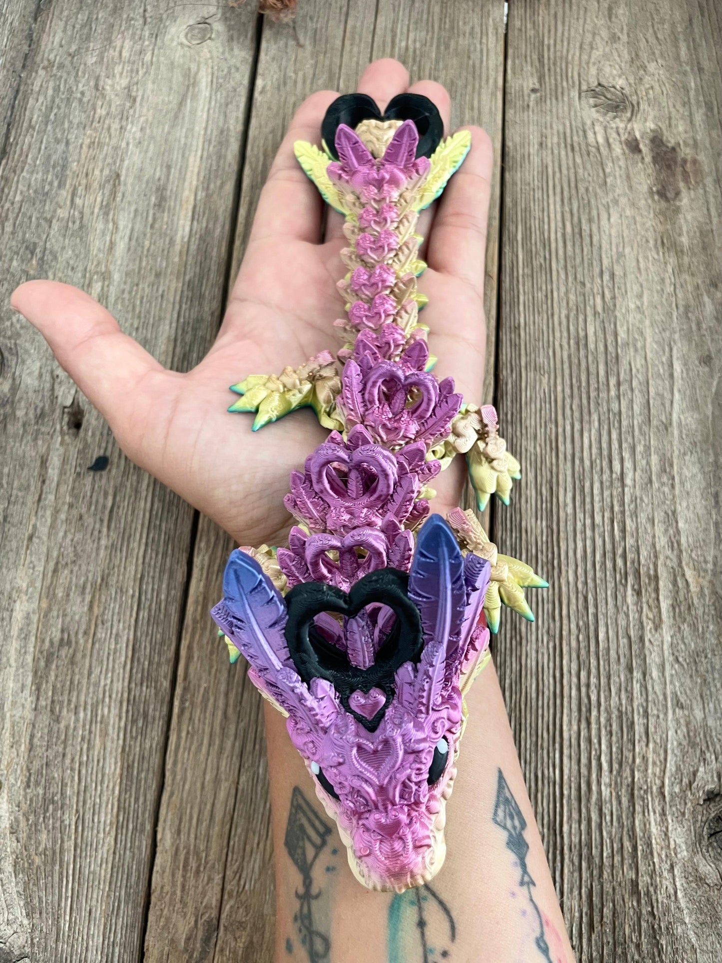 Feather Heart Dragon - Fantasy Forest 3D