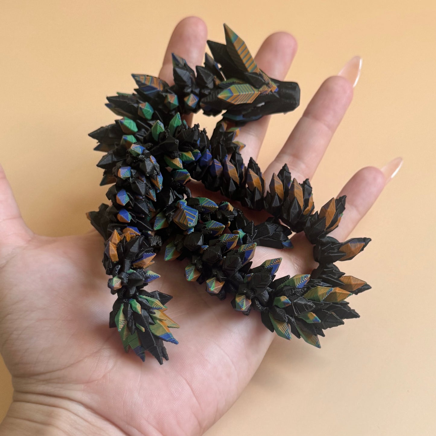 Small BLACK Crystal Dragon