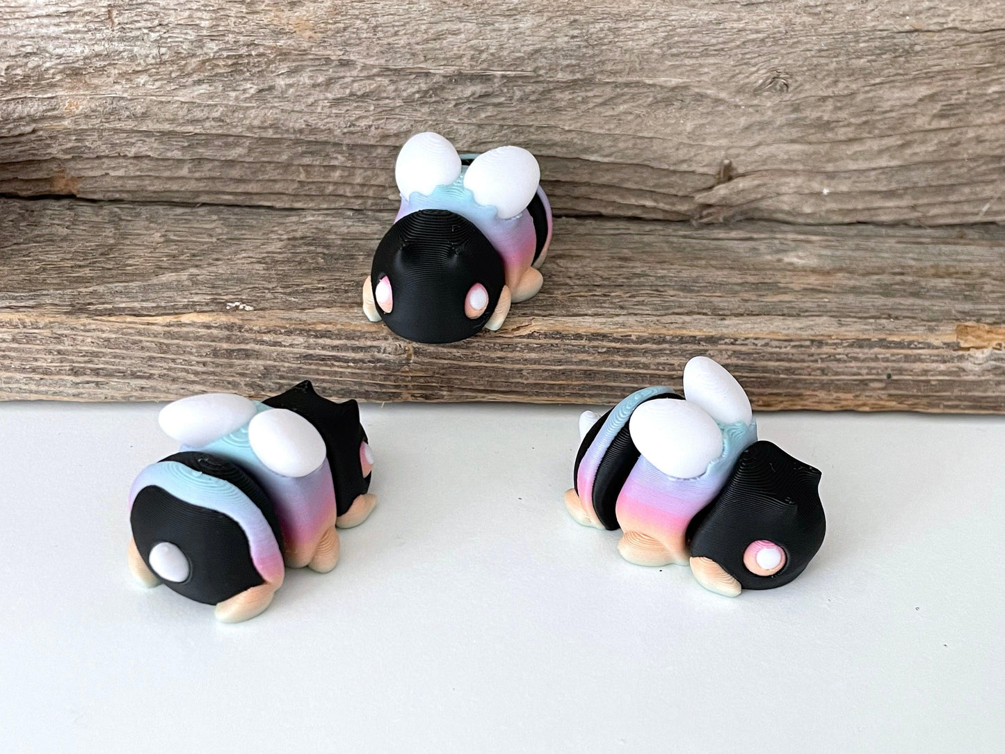 Mini Rainbow Bumblebees - Fantasy Forest 3D