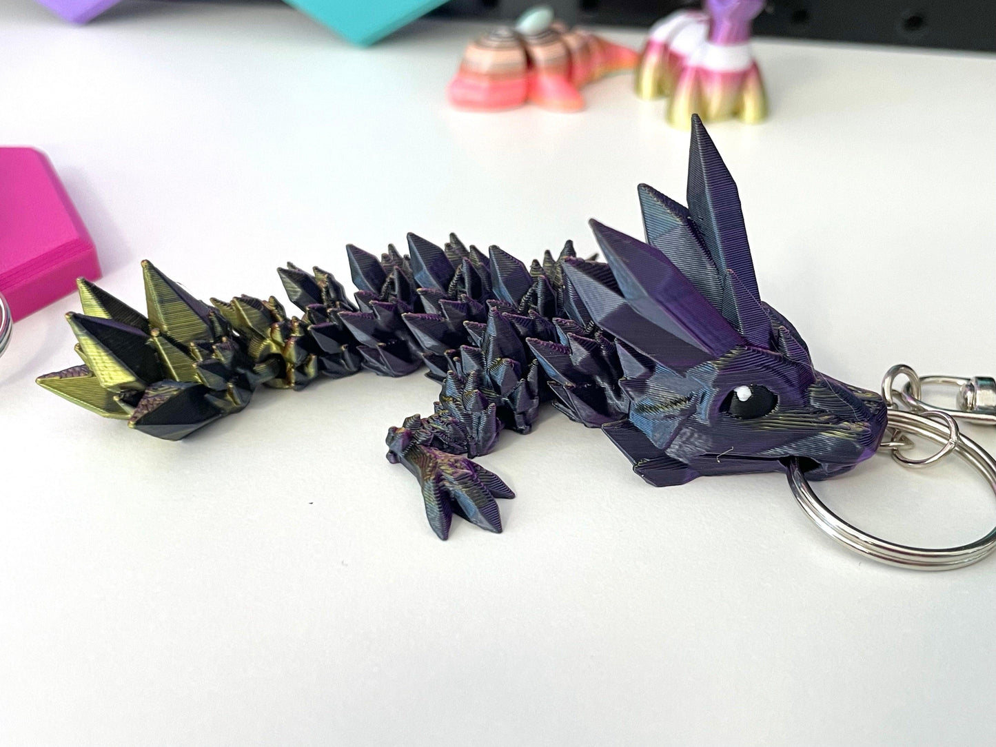 Dragon Keychains - Fantasy Forest 3D