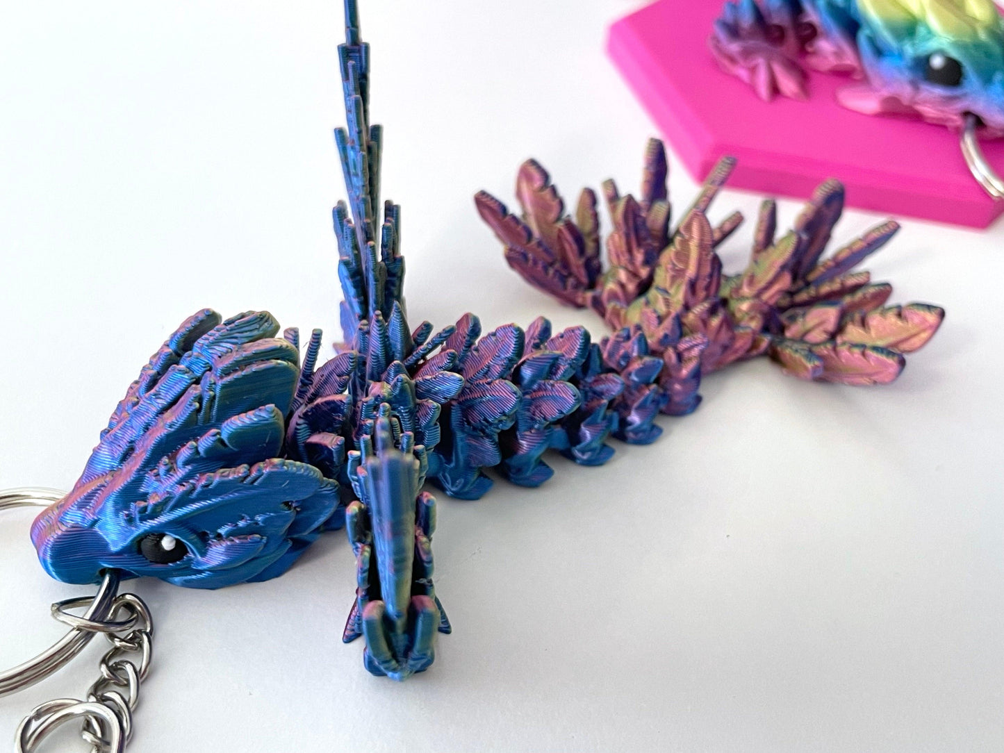 Dragon Keychains - Fantasy Forest 3D