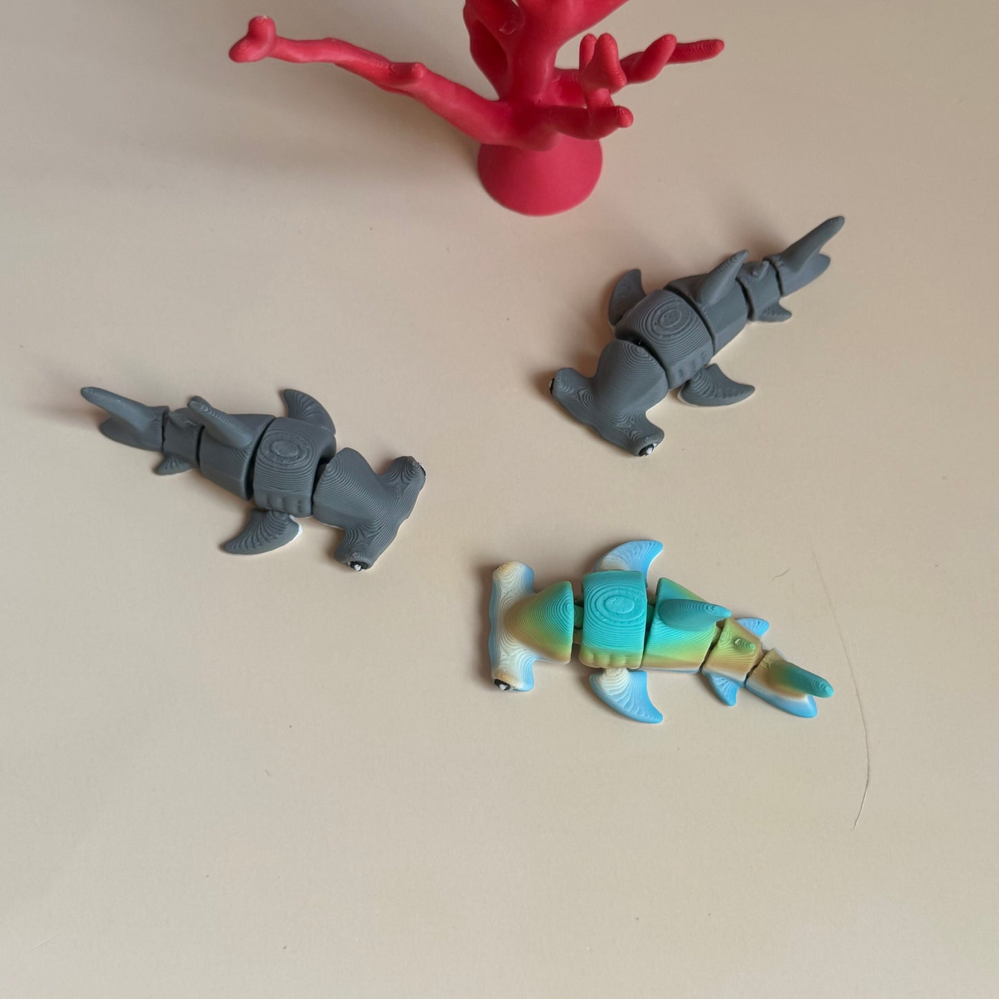 Mini Lifelike Hammerhead Shark