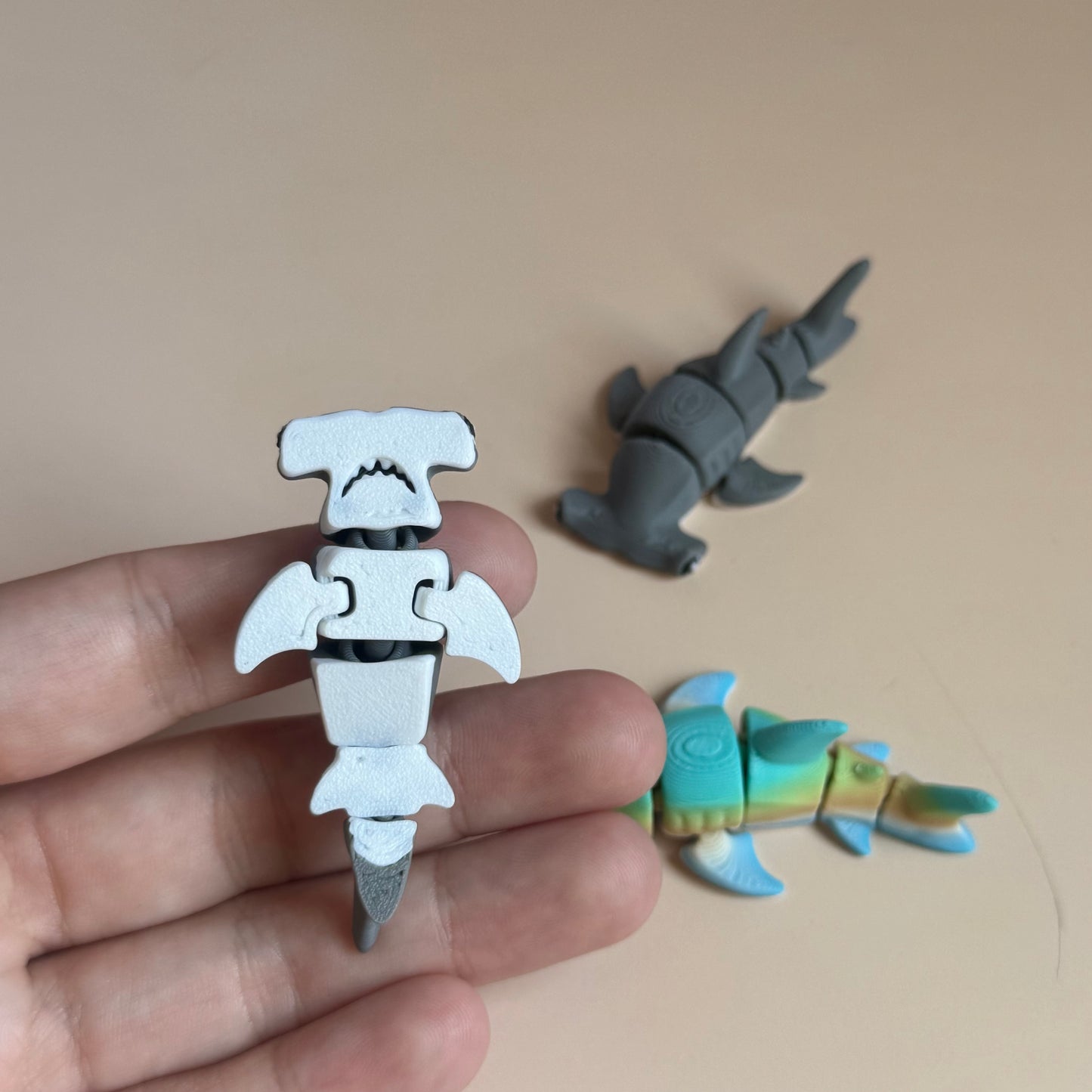 Mini Lifelike Hammerhead Shark