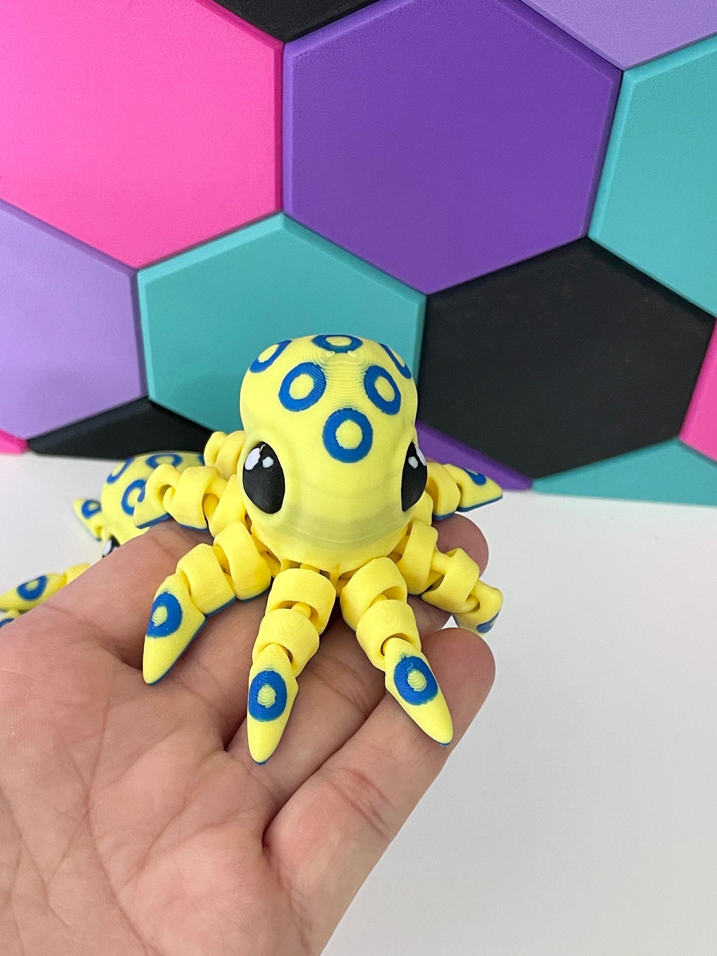 Blue Ring Octopus - Fantasy Forest 3D