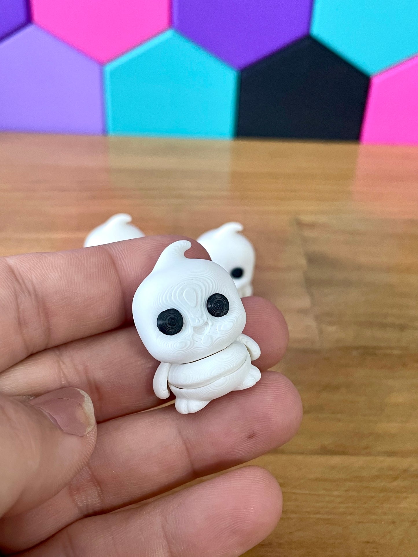 Mini Halloween Ghost, Skeleton and Pumpkin