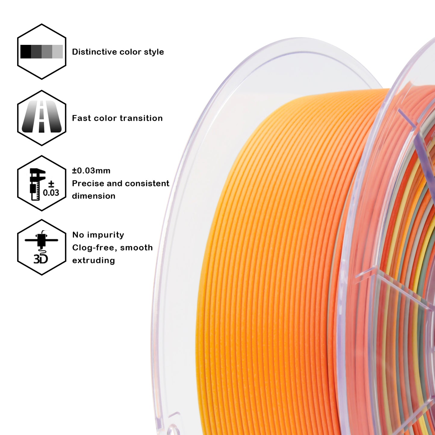 Paint Splash Gradient Matte PLA