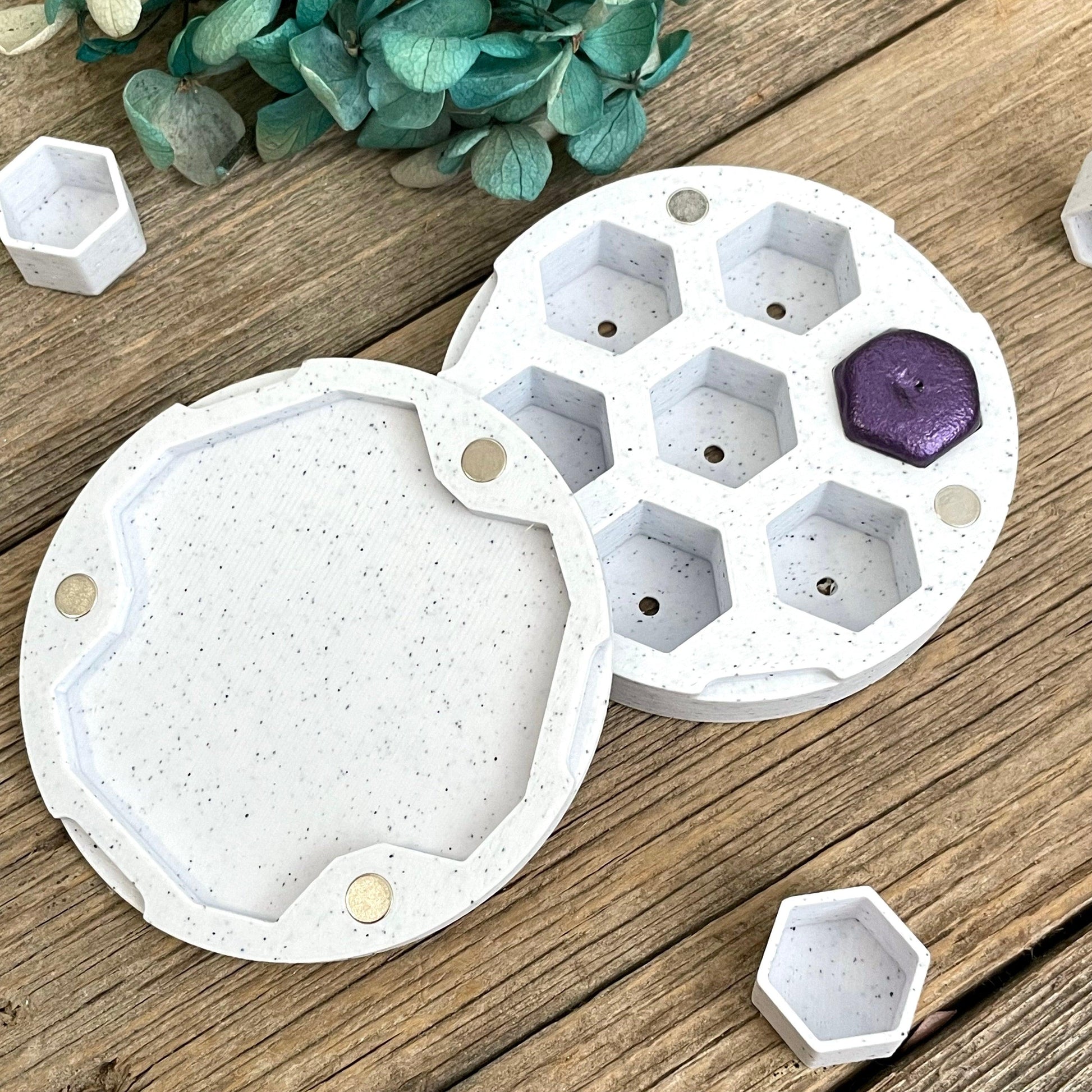 Small Hexagon Pan Case - Fantasy Forest 3D