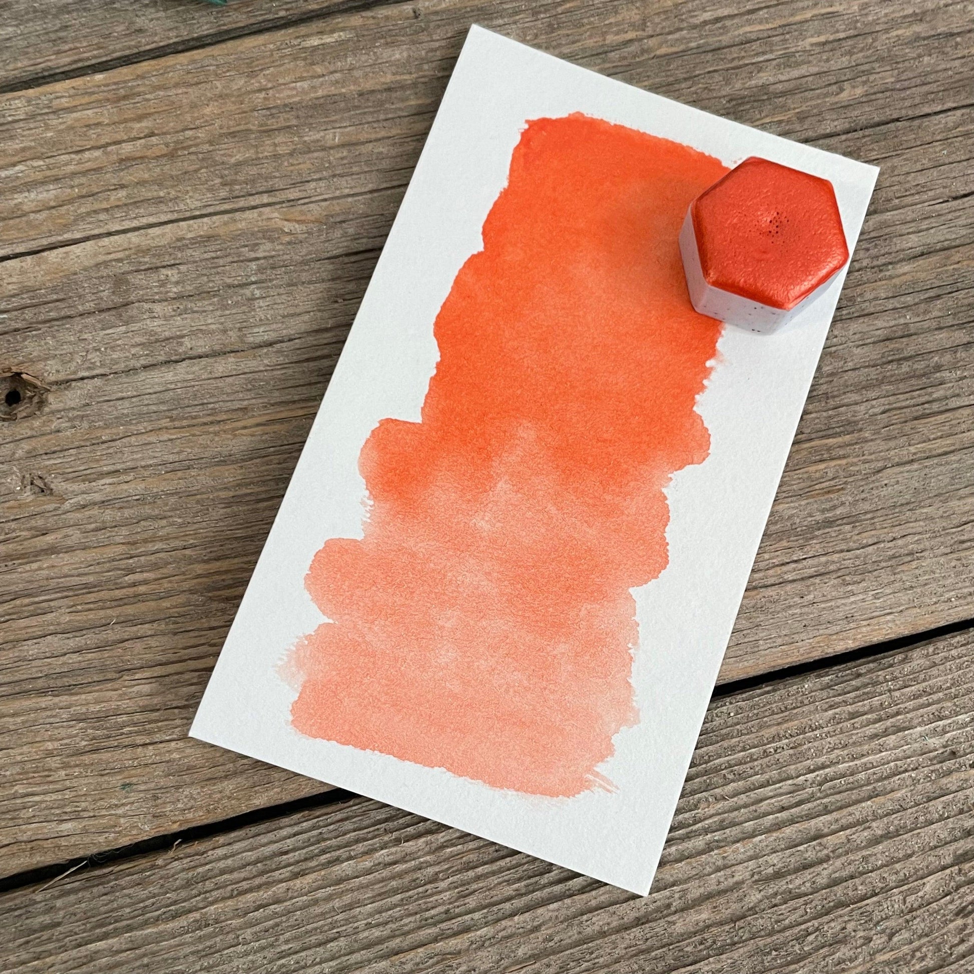 Blood Orange Mica Watercolour Paint - Fantasy Forest 3D