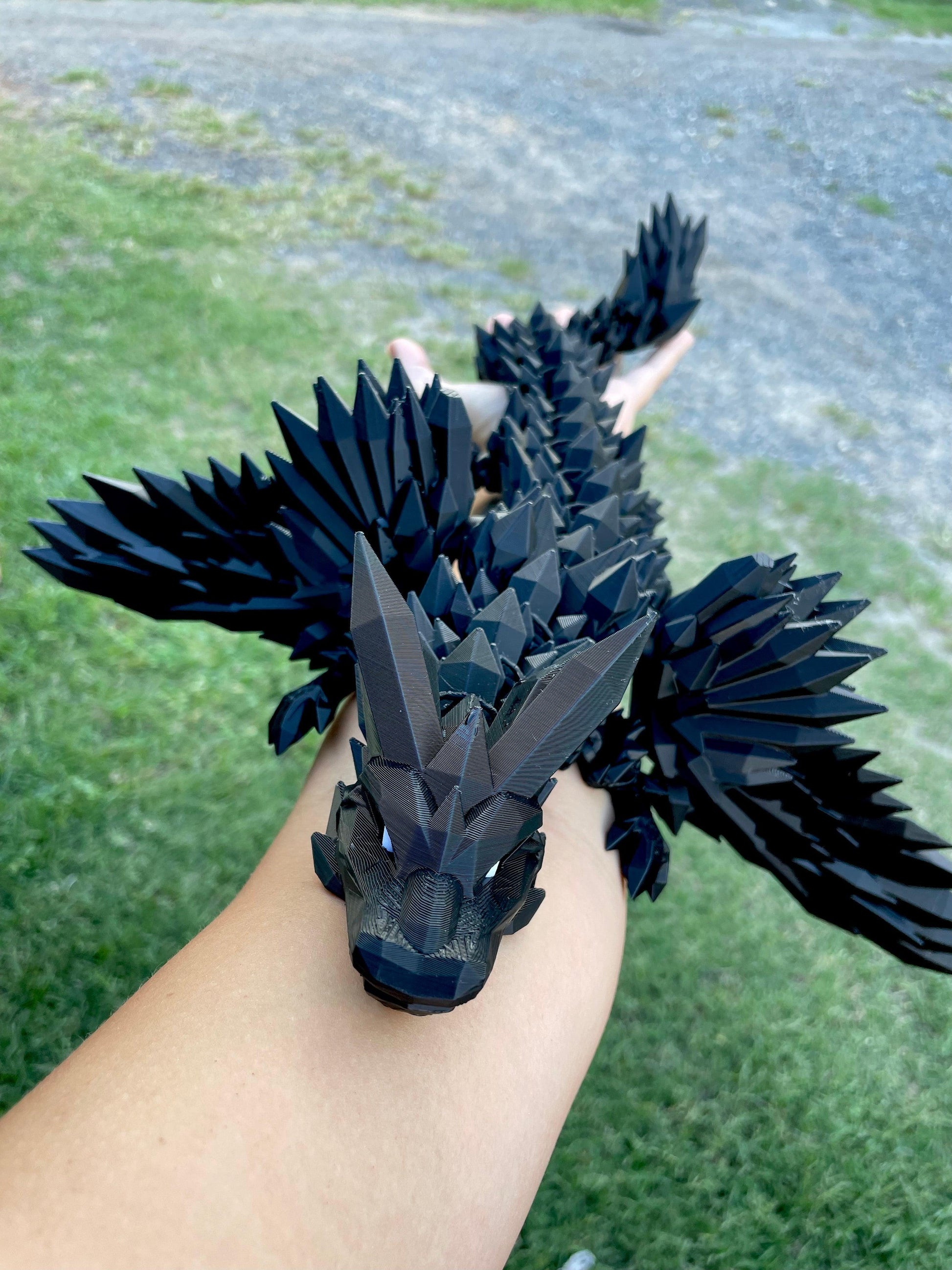 Crystal Wing Dragon - Fantasy Forest 3D