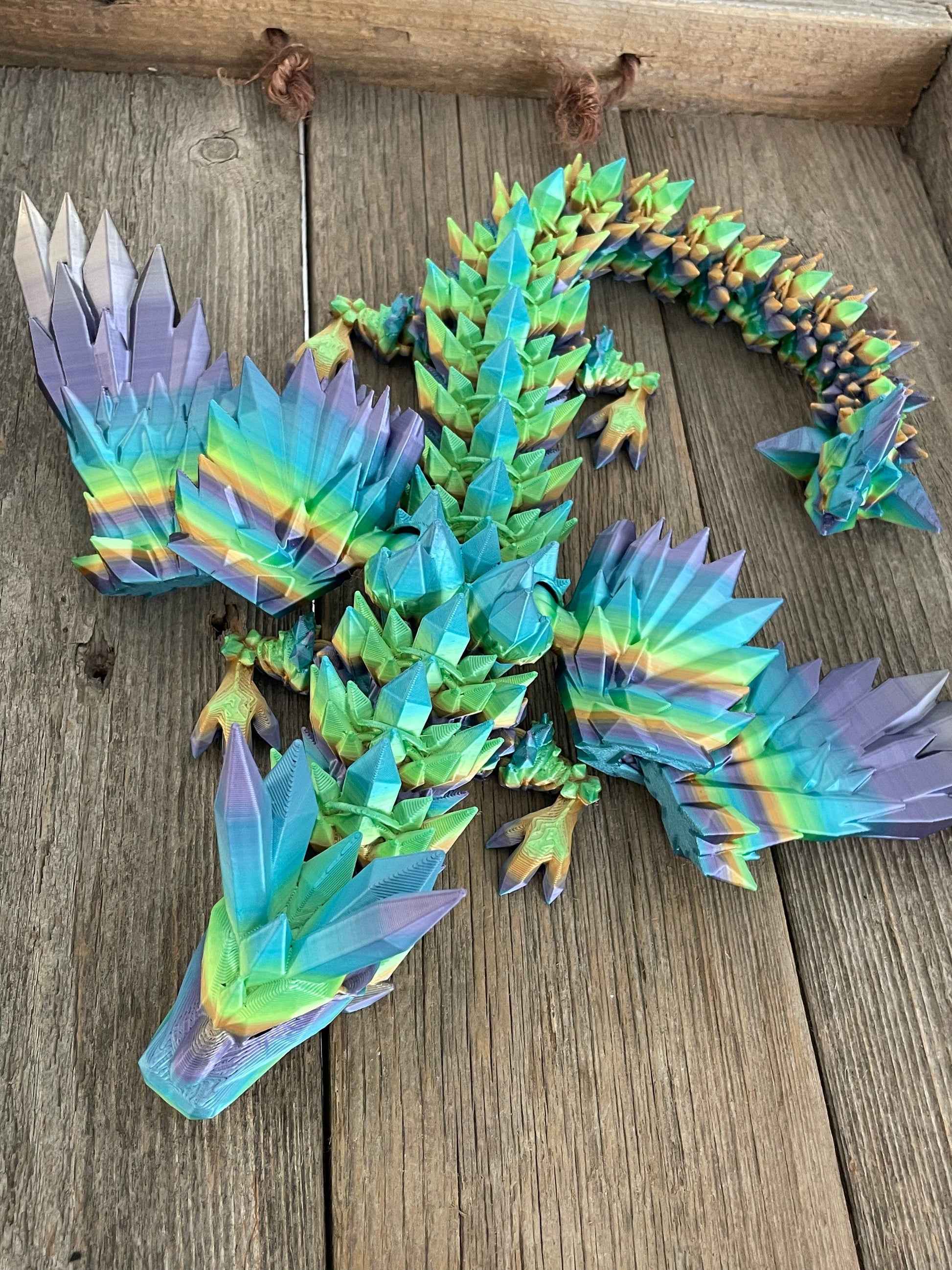 Crystal Wing Dragon - Fantasy Forest 3D