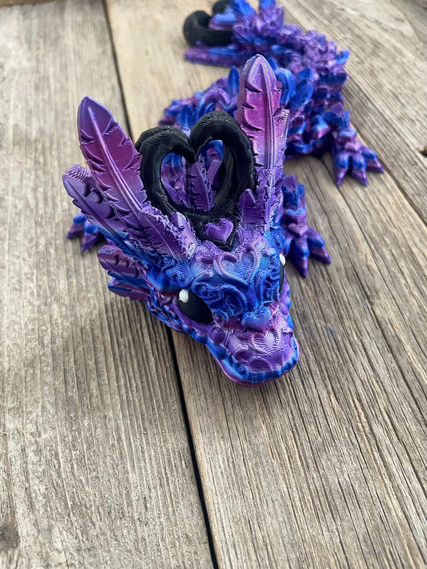 Feather Heart Dragon - Fantasy Forest 3D