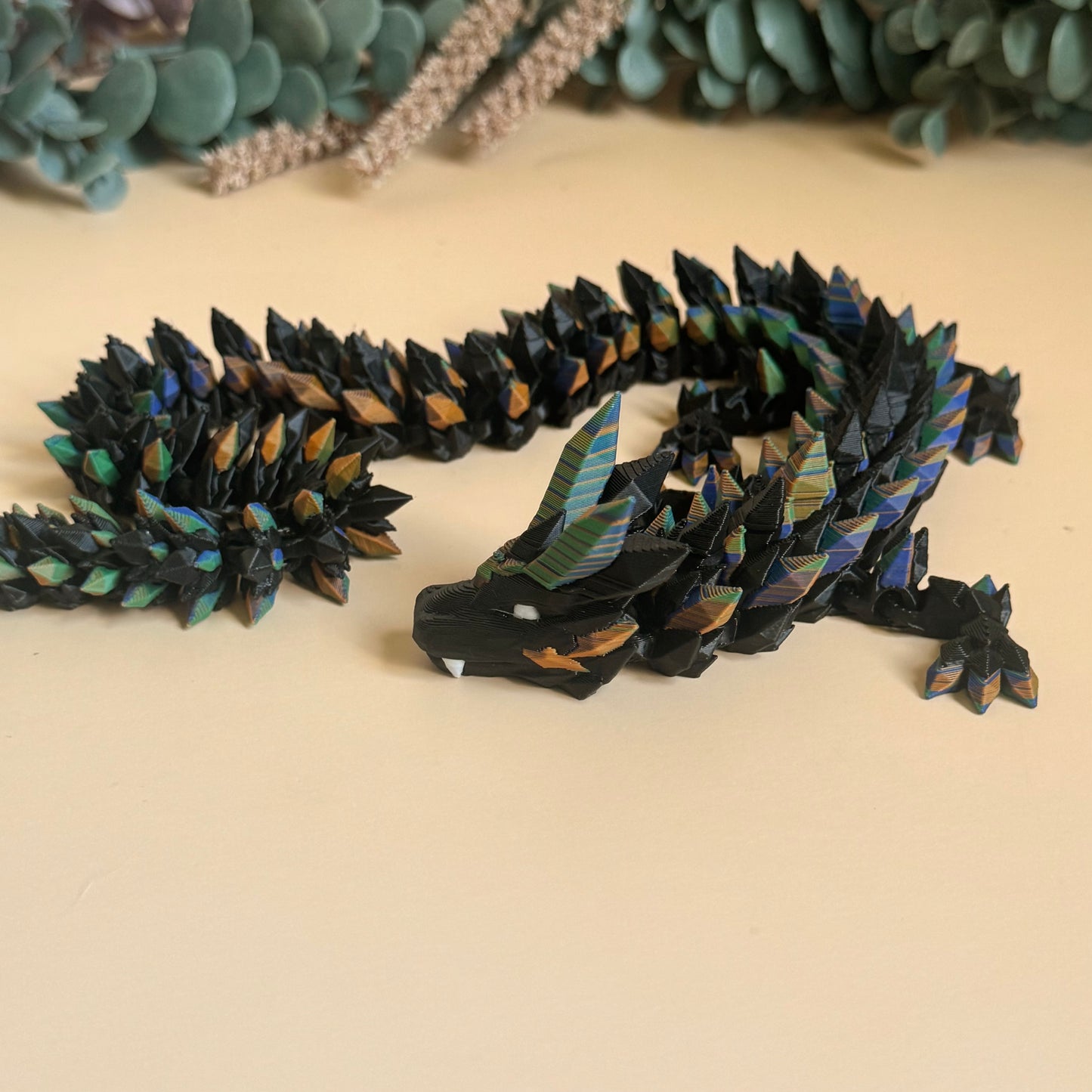 Medium BLACK Crystal Dragon