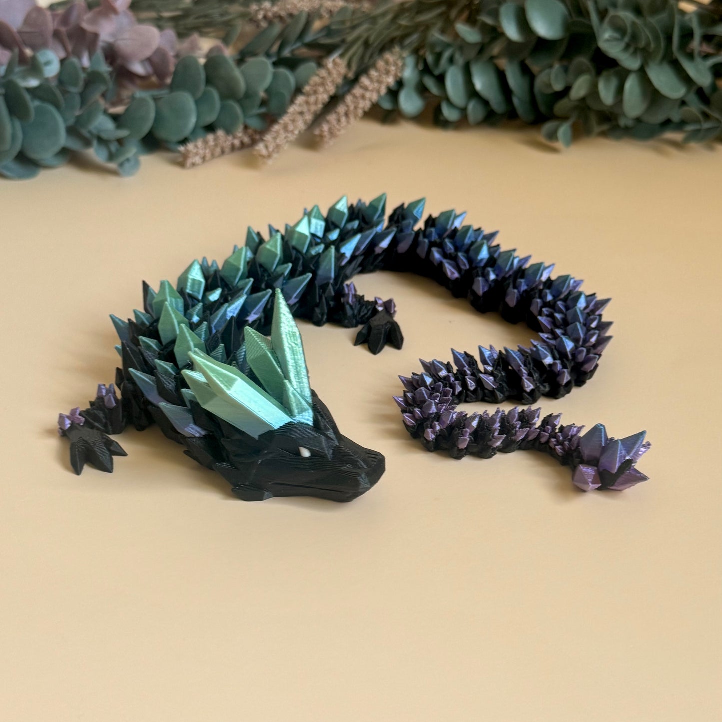 Medium BLACK Crystal Dragon