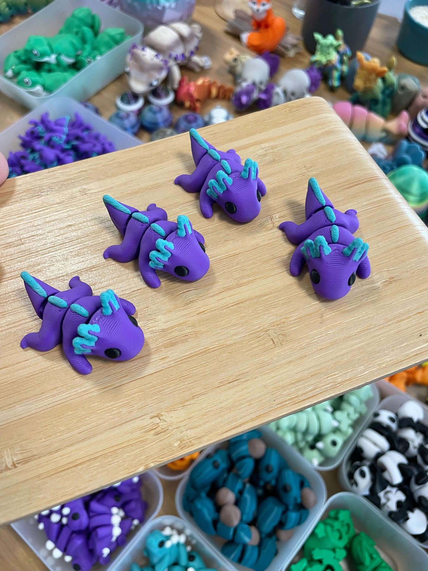Mini Axolotls - Fantasy Forest 3D