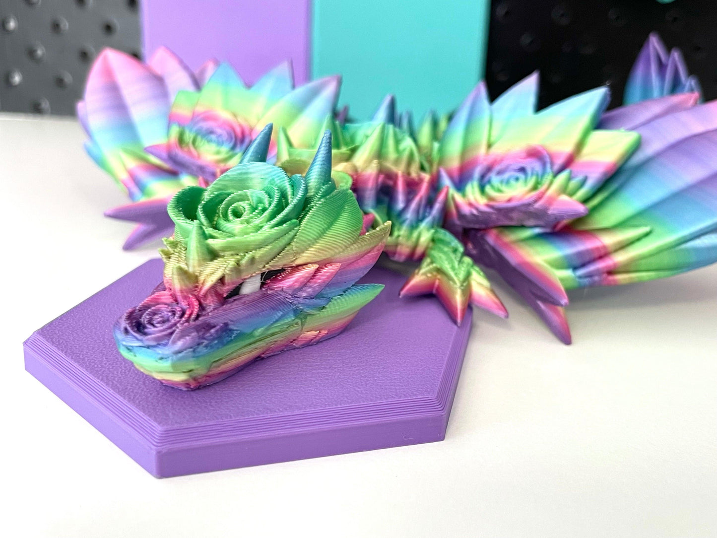 Rose Wing Dragon - Fantasy Forest 3D