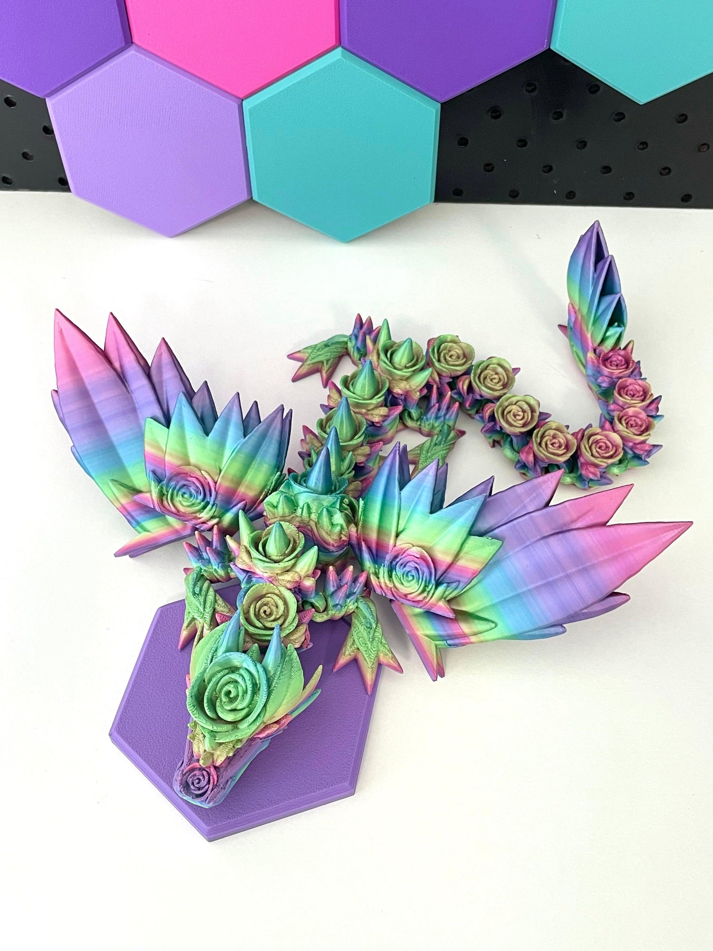 Rose Wing Dragon - Fantasy Forest 3D