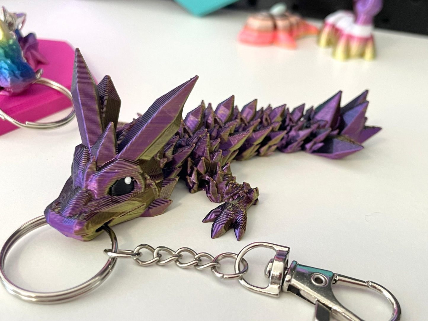 Dragon Keychains - Fantasy Forest 3D