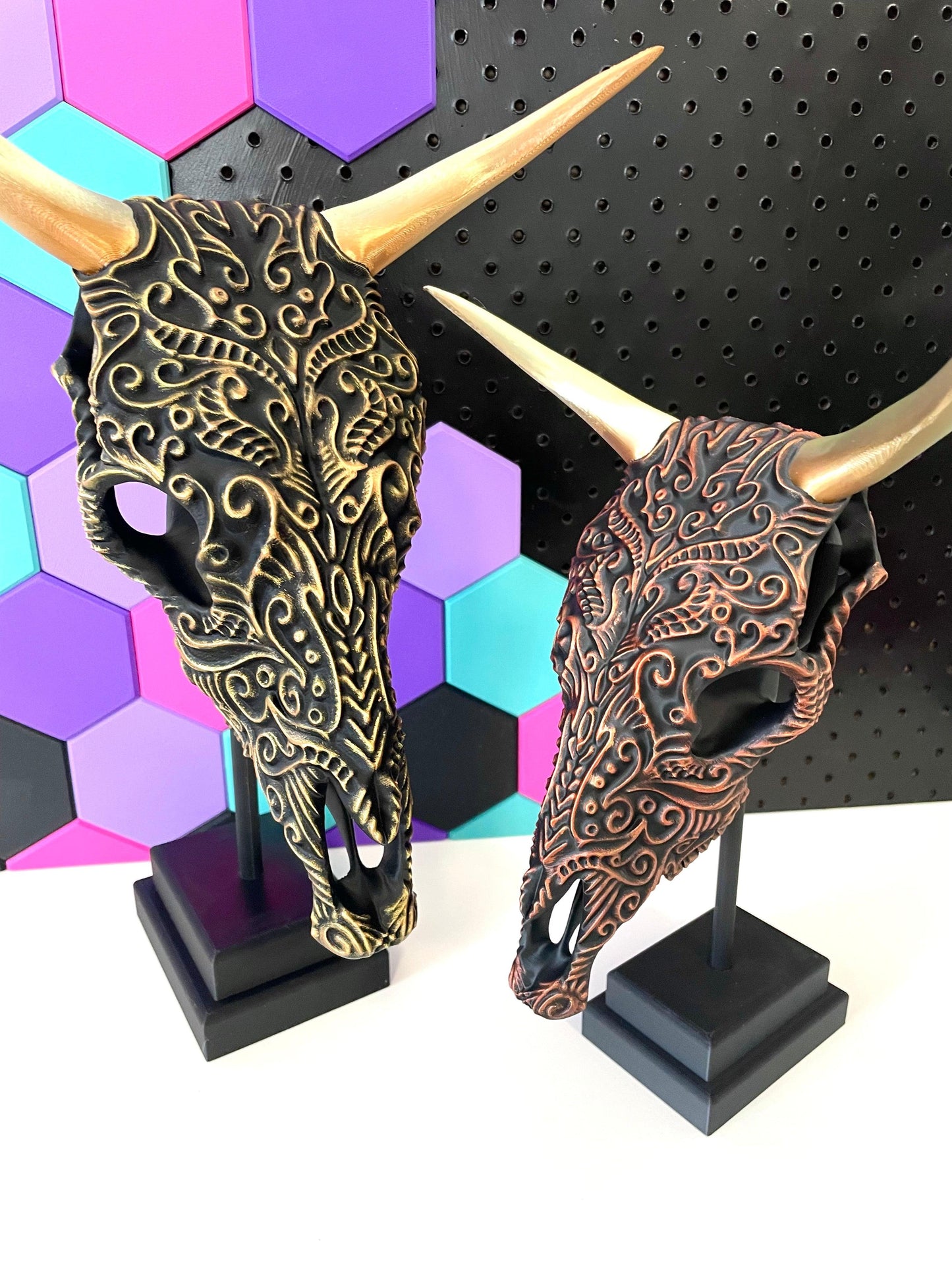 3D Printed Cow Skulls - Fantasy Forest 3D