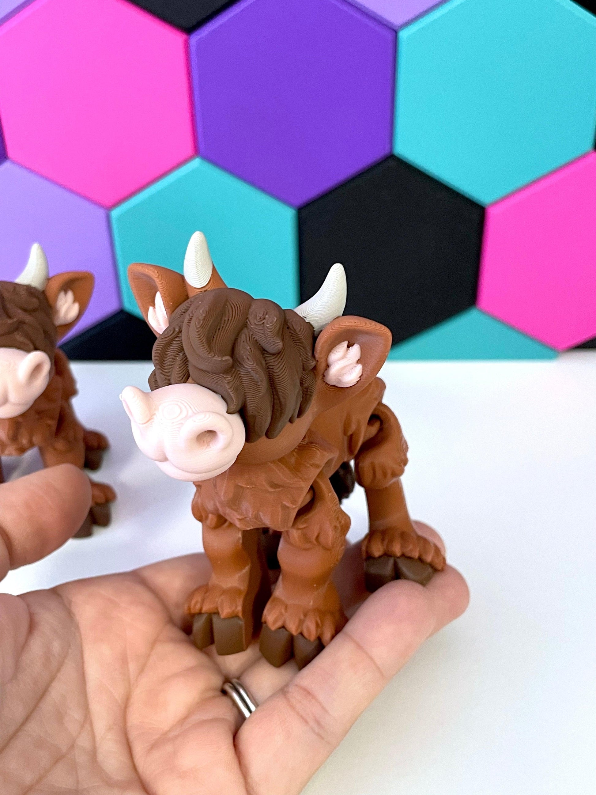 Highland Cow - Fantasy Forest 3D