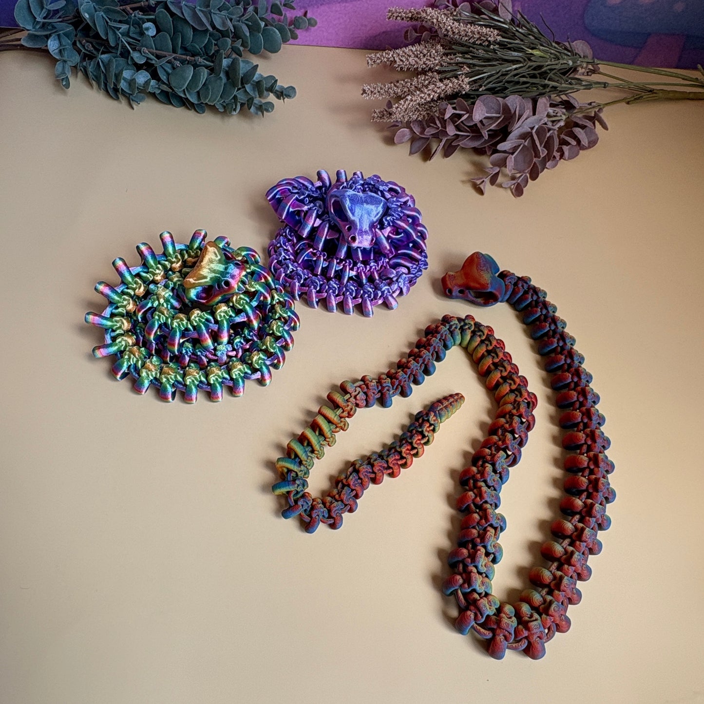 Rattlesnake Skeleton