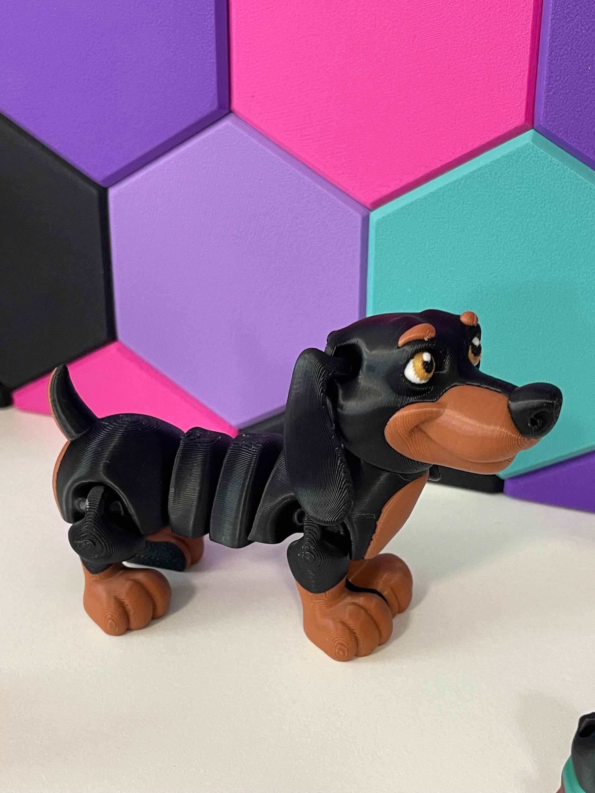 Dachshund Dog - Fantasy Forest 3D