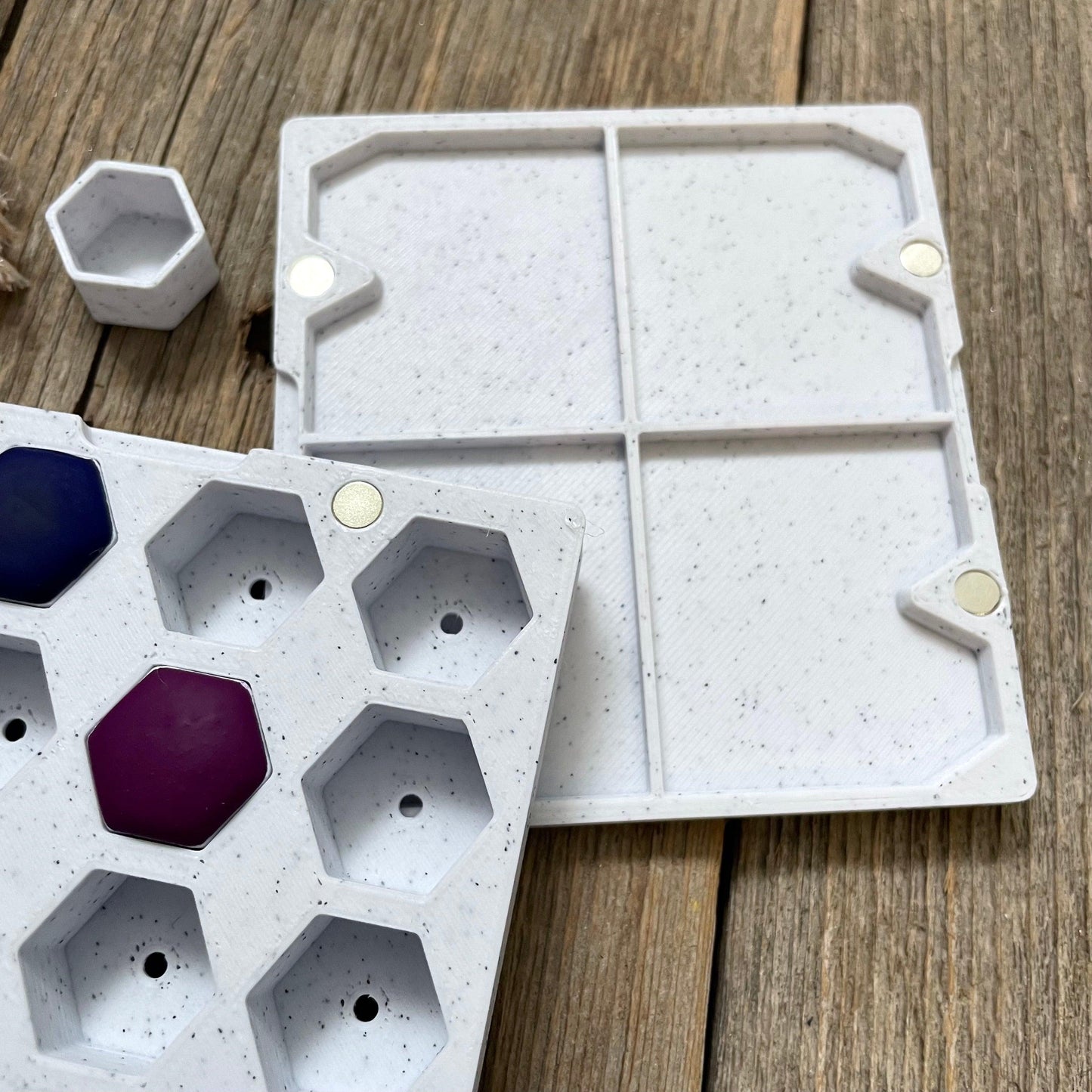 Large Hexagon Pan Case - Fantasy Forest 3D
