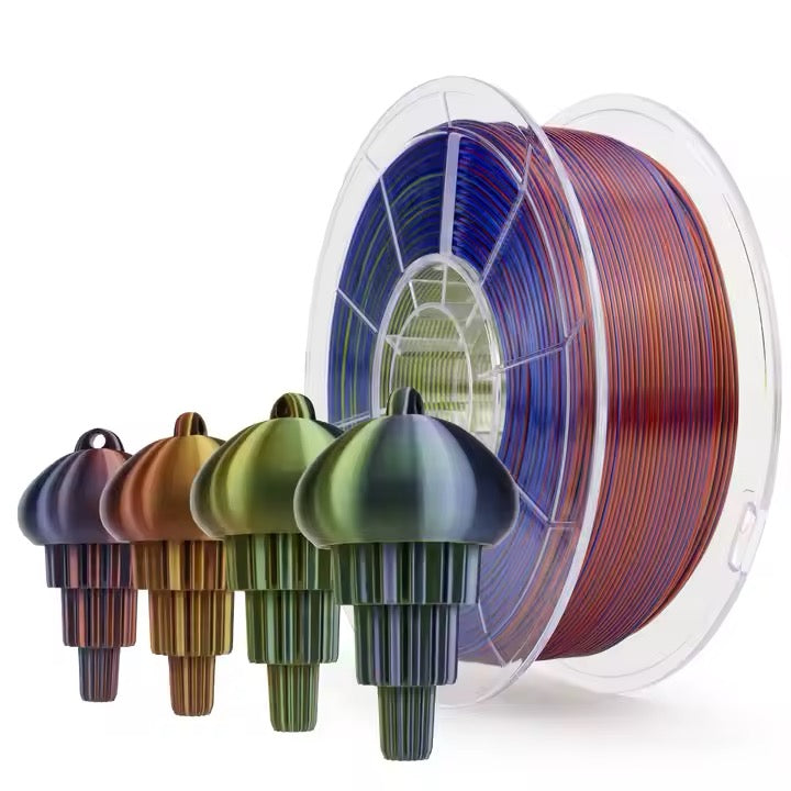 Aurora Tri-Colour Silk PLA