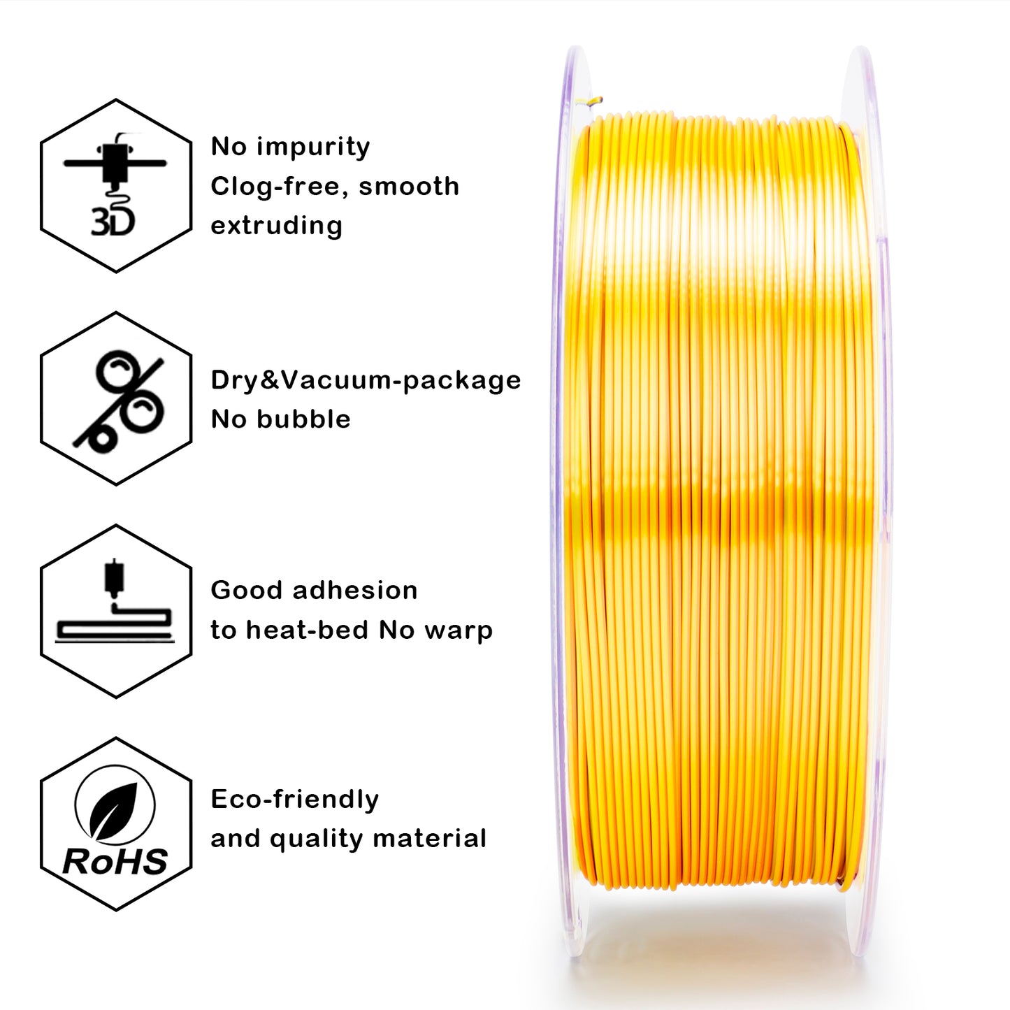 Citrus Breeze Tri-Colour Silk PLA