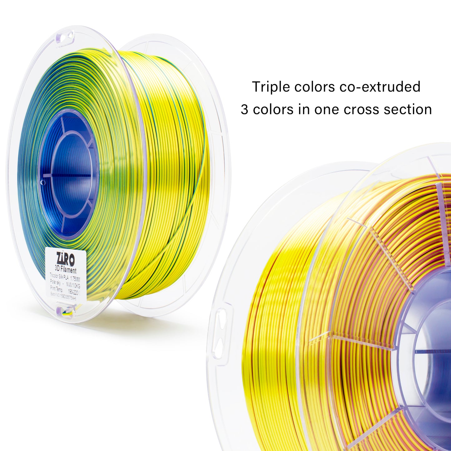 Polar Sky Tri-Colour Silk PLA